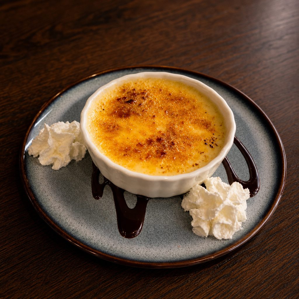 Crème Brulee.