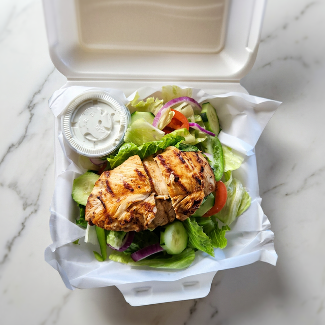 Chicken Gyro Salad.